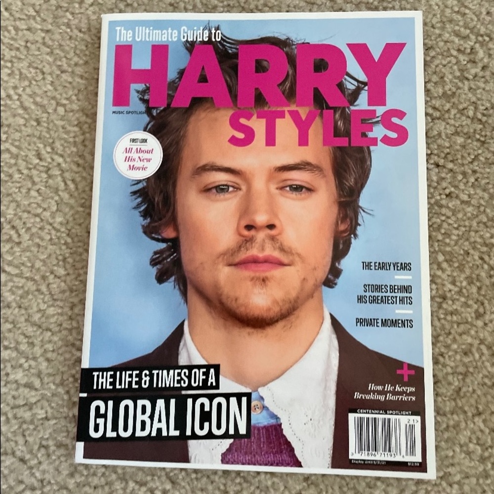 harry styles “global icon” magazine